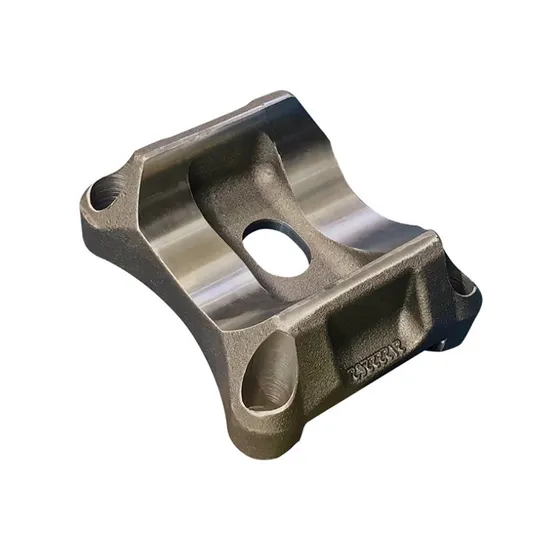 Truck Trailer mechanical Suspension Parts Cast Steel Leaf Spring Plate Seat 